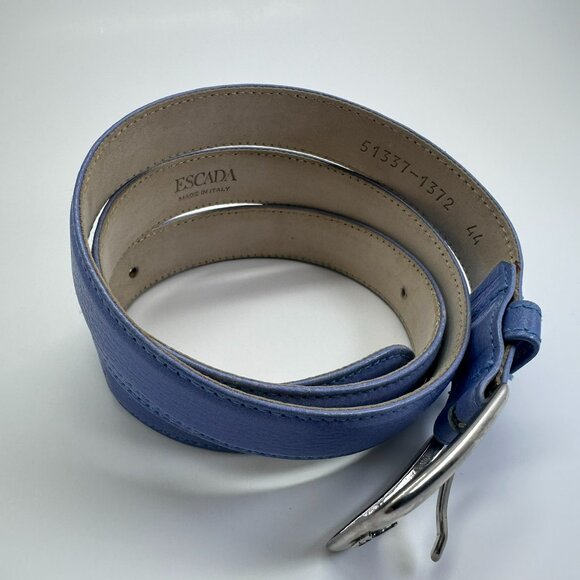 Escada Belt Purple Violet Made in Italy 38.5" - Picture 2 of 3